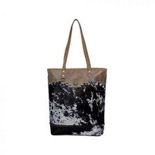 Load image into Gallery viewer, MYRA SOOTY SPECKS CANVAS &amp; HAIRON BAG
