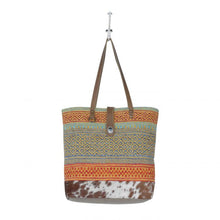 Load image into Gallery viewer, MYRA TANGERINE TOTE BAG
